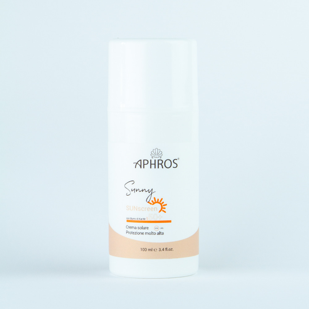 Crema Solare SPF 50+ Aphros Cosmetics - Protezione Molto Alta