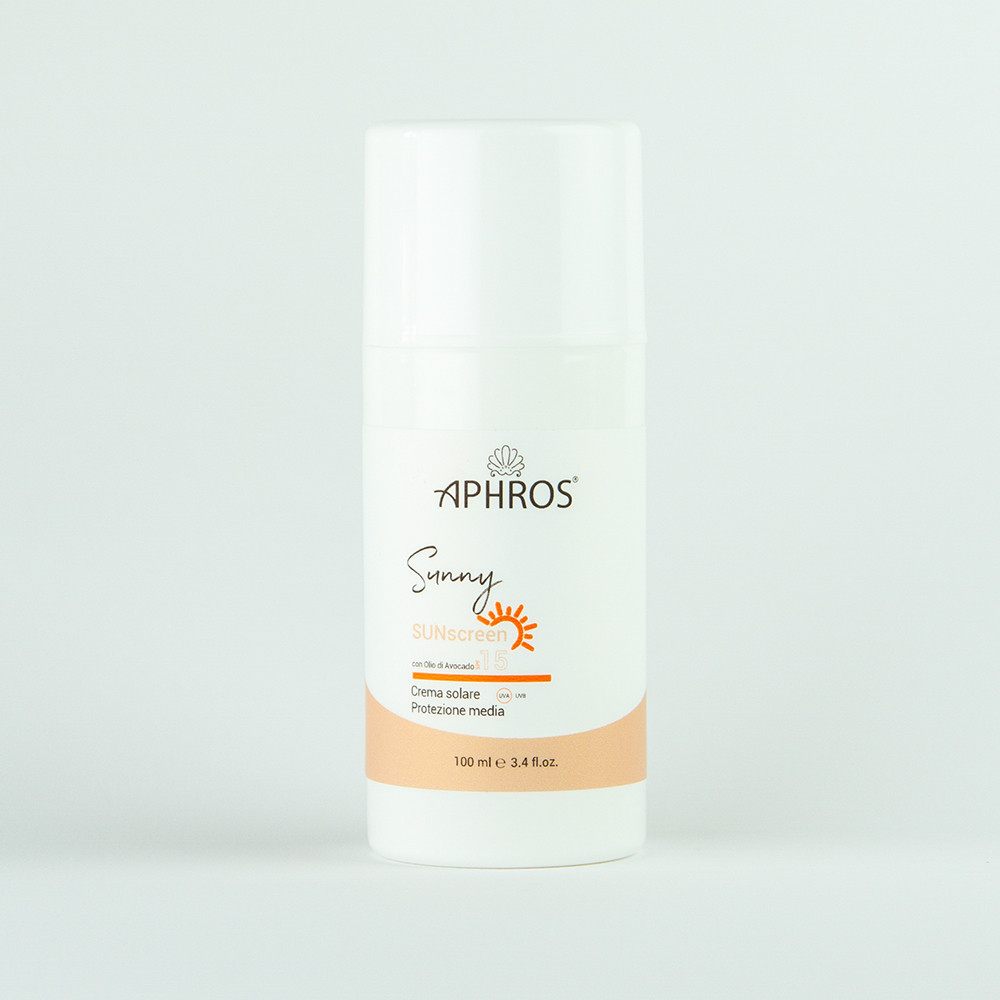 Crema Solare SPF 15 con Olio di Avocado - Protezione Media