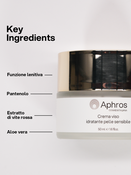 Crema Viso Idratante Pelle Sensibile — ingredienti