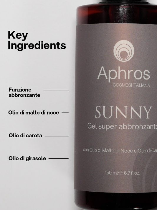 Gel Super Abbronzante — ingredienti