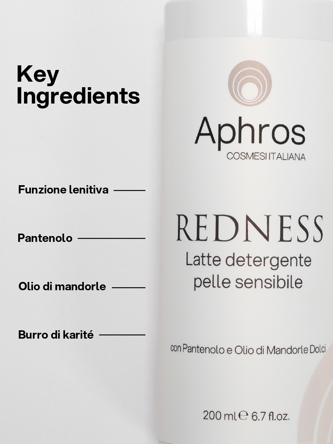 Latte Detergente Pelle Sensibile — ingredienti