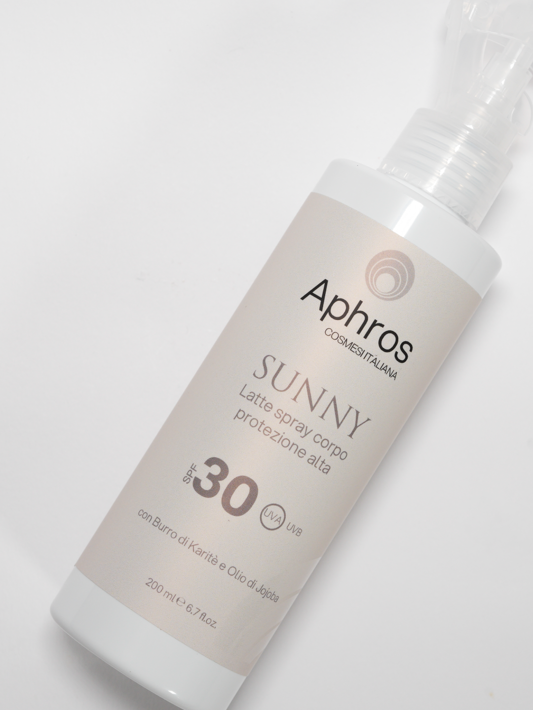 Latte spray corpo protezione alta SPF 30 — stile