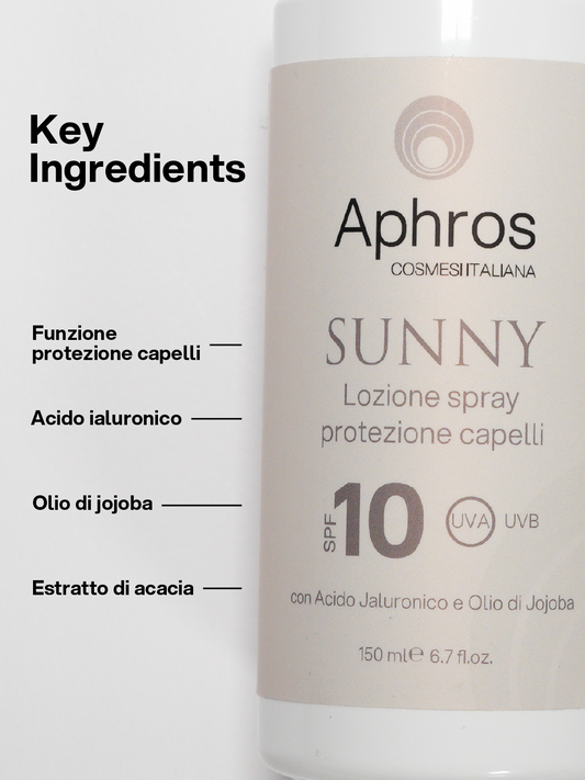 Lozione spray protezione capelli SPF 10 — ingredienti