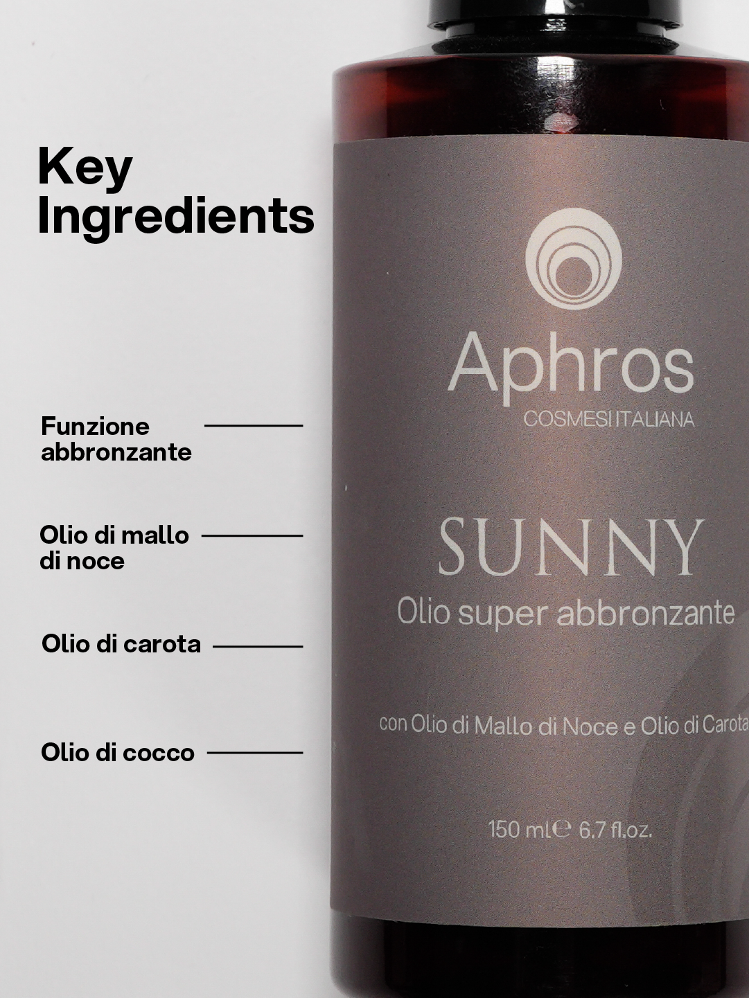 Olio Super Abbronzante — ingredienti