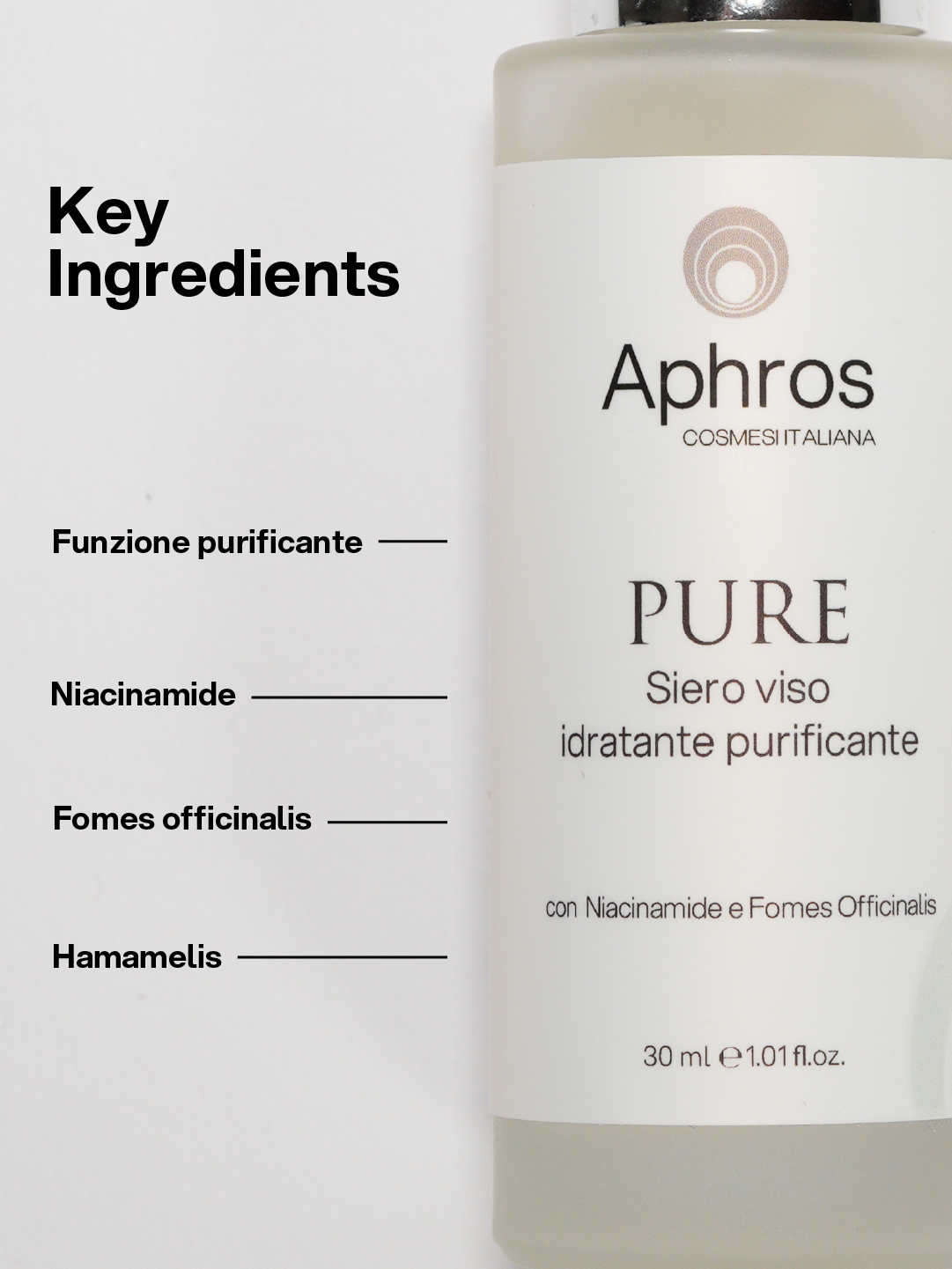 Siero Viso Idratante Purificante — ingredienti