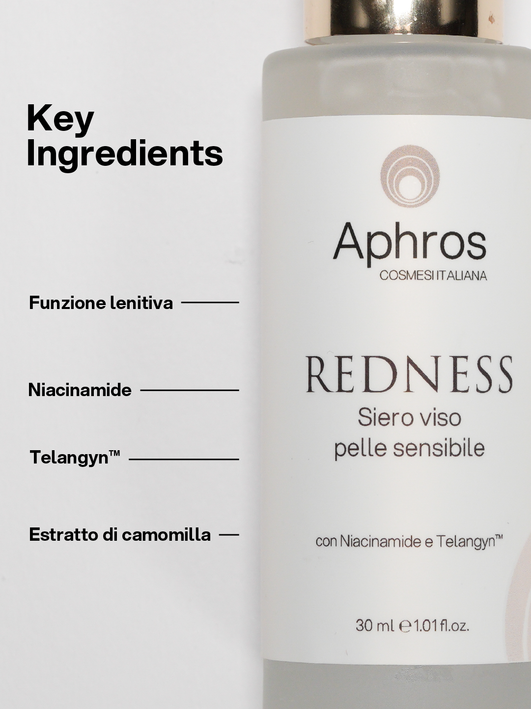 Siero Viso Pelle Sensibile — ingredienti